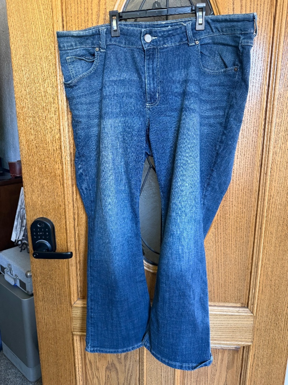 Wrangler Blue Bootcut Jeans 20wx30